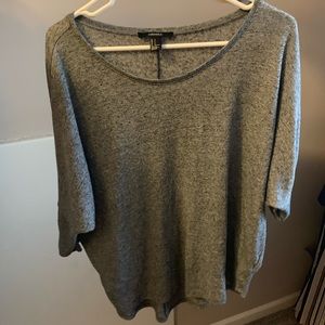 Quarter Sleeve Flowy Sweater